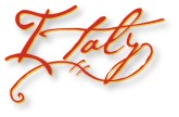 Handwritten Italy Wordart