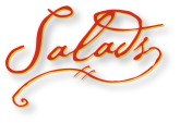 Handwritten Salads Wordart