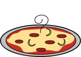 Pepperoni Pizza Clipart