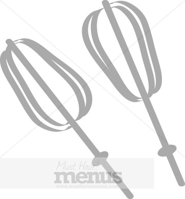 Mixing Beaters Clipart