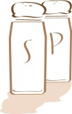 Salt and Pepper Shakers Clipart