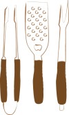 Grill Tools Clipart