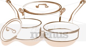Pots and Pans Clipart