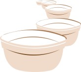 Mixing Bowls Clipart