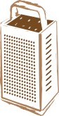 Standing Cheese Grater Clipart