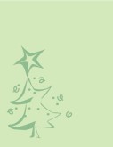 Christmas Tree on Green