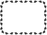 BW Floral Accent Horizontal