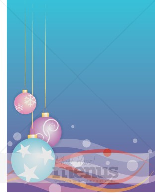 Blue Background with Bulbs