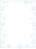 Pale Blue Falling Snow