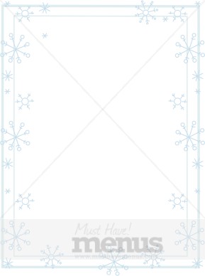 Pale Blue Falling Snow