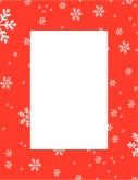Christmas Snowflakes Specials Card