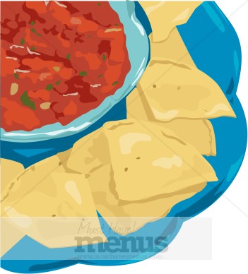 Chips and Salsa Clip Art