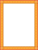 Orange Diamond Frame