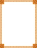 Rich Orange Pattern Frame