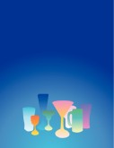 Glowing Bar Glass Backdrop