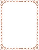 Arabian Menu Frame