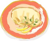 Chicken Entree Clipart