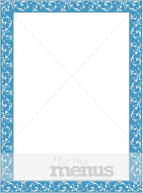 blue border designs
