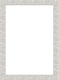 Simple Gray Floral Frame
