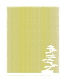 Green Mat with Bonsai