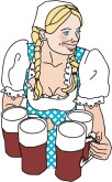 Octoberfest Girl Clipart