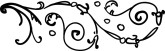 Spiral Horizontal Flourish