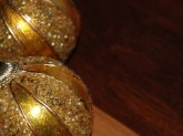Golden Xmas Ornament Backdrop