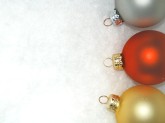 Christmas Ornament Menu Side