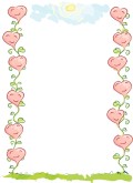 Smiling Hearts Grow a Border