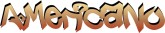 Graffiti Browns Americano Word Art