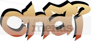 Graffiti Browns Chai Word Art