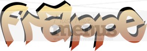 Graffiti Browns Frappe Word Art