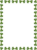 Shamrock green border