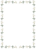 Easter Lily Border