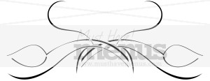 Curvy Tulip Stems Divider Five