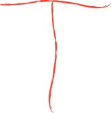 Neon Brushstroke Red Divider
