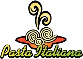 Steaming Pasta Italiana Wordart