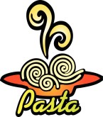 Steaming Pasta Word Art