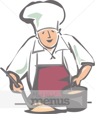 Short Order Cook Clipart | Chef Clipart