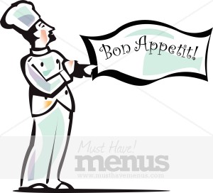 Bon Appetit Clip Art | Courtesy Phrases Word Art