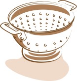 Kitchen Colander Clipart