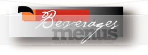 Hip Colorful Beverages Banner