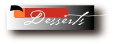 Hip Desserts Banner in Script Font