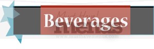 Beverages Header with Stars