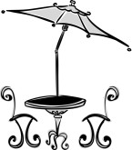 Sidewalk Cafe Clipart