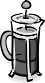 French Press Coffee Clipart