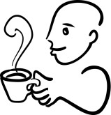 Cafe Guy Clipart