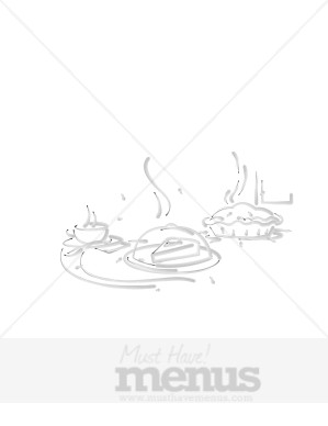 Pie and Cup of Coffee