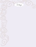 Lavender Swirls Menu Background