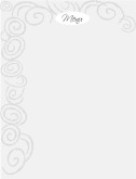 Grey Swirls Menu Background